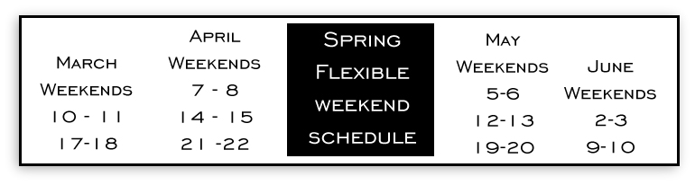 flex schedule dates